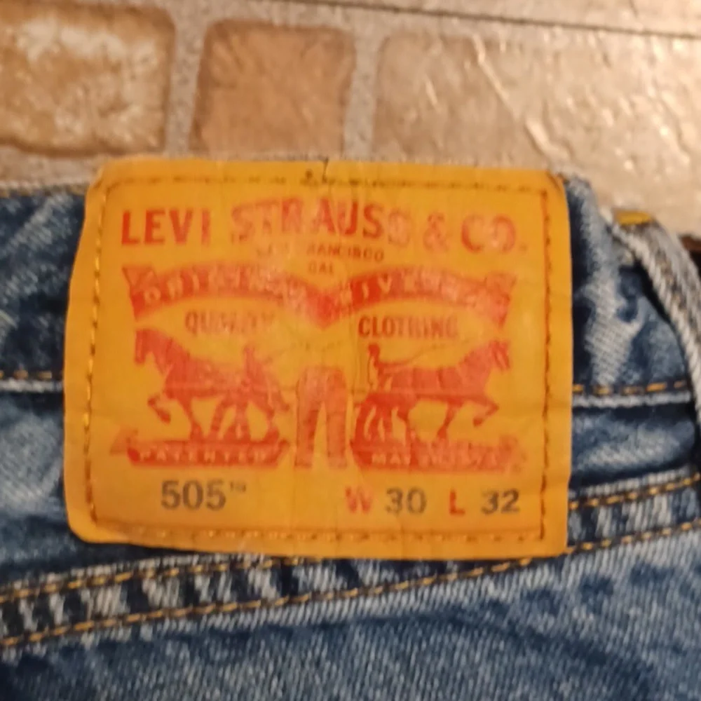 Levi's Men's Straight Blue Jeans Leve 505 Size 30x32